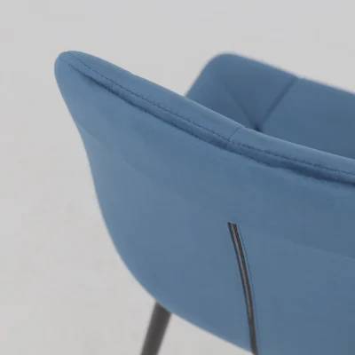 Стул AV 405, синий бархат Confetti deep ocean/черный_17