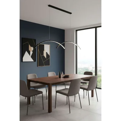 Светильник WAVE, потолочный, LED, 100 см x 2 шт, чёрный_4