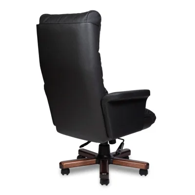 Кресло VIP A  (орех темный) экокожа (черная), мультиблок_4