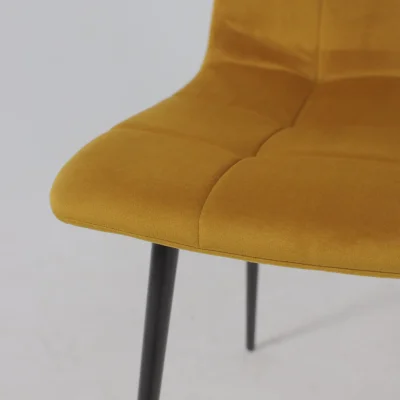 Стул AV 406-N, карри бархат Confetti chai tea/черный_14