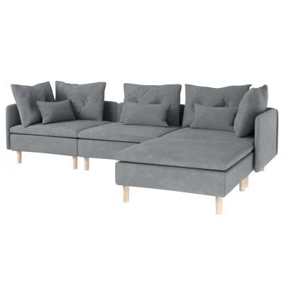 Модуль кушетка Линту Prince Ash, серый_4