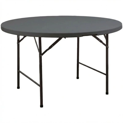 Стол складной Table AKS тип 9, темно-серый (D122х74) фотография