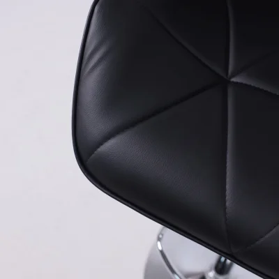 Кресло BERLIN, экокожа, черный/хром_15