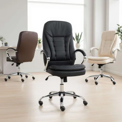 Кресло рабочее, поворотное RICHARD, кремовый_14