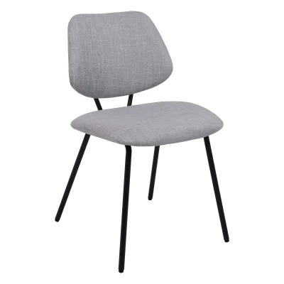Стул DIXIE, серая ткань/черный фотография