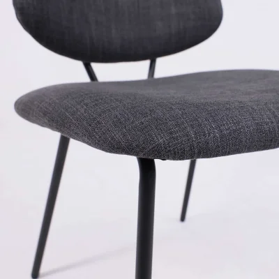 Стул DIXIE, темно-серая ткань/черный_6