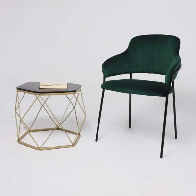 Стул AV 448, темно-зеленый бархат/черный_2