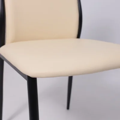 Стул DENVER, экокожа, бежевый TP12/черный_8