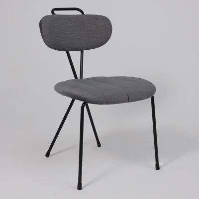 Стул TORI, серый велюр VOSS 15/черный_12