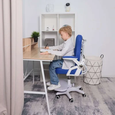 Кресло поворотное SWAN, ткань, (синий)_10