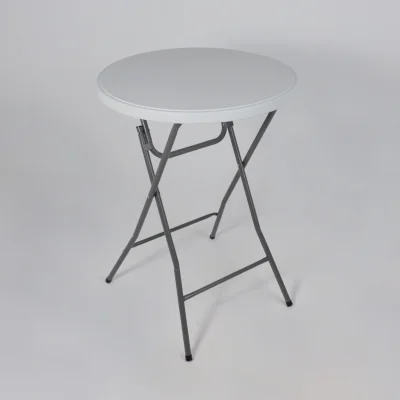 Стол складной Table AKS тип 20, белый (D80х110)_5