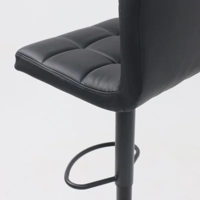 Стул барный LOGOS, экокожа, черный/черный_12