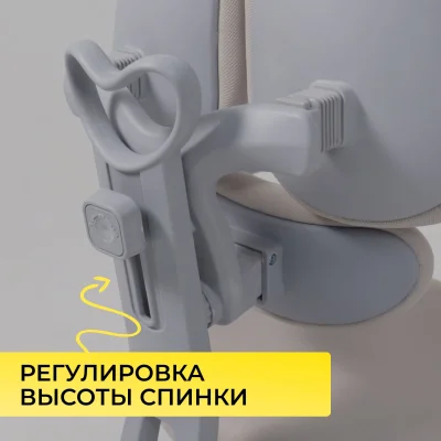 Кресло поворотное LEO, ткань, серый_30