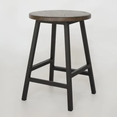 Табуреты круглые для кухни деревянные, комплект 2 шт, SMH-245 мореный дуб_7