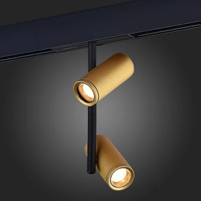Магнитный трековый светильник Золотистый LED 1*16W 3000K 1 100Lm Ra>90 36° IP20 D45xH24 SKYLINE 48_2