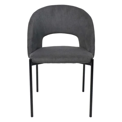 Стул ELSA, серый велюр Fjord15/черный_5