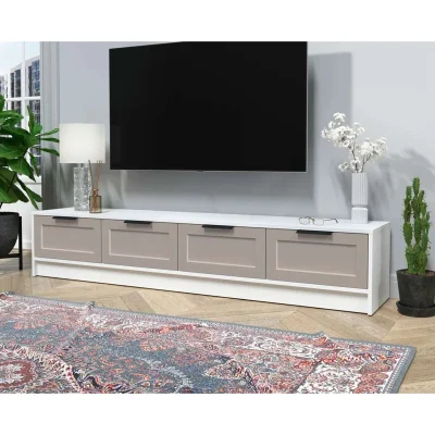 Тумба(ТВ) КОНЦЕПТ Тренд КТ-ТВ4-35, к.Белый/ф.Луна  (В348хШ1800хГ355мм)_2