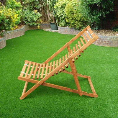 Кресло-шезлонг DYATEL сиденье из дерева сосна (цвет дуб)_5