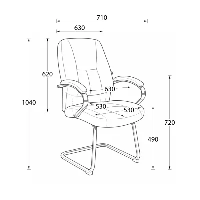 Стул KING KF, ткань, графит_14