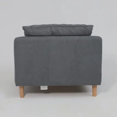 Модуль трехместный Линту + кресло Линту + подлокотник Линту, серый _5