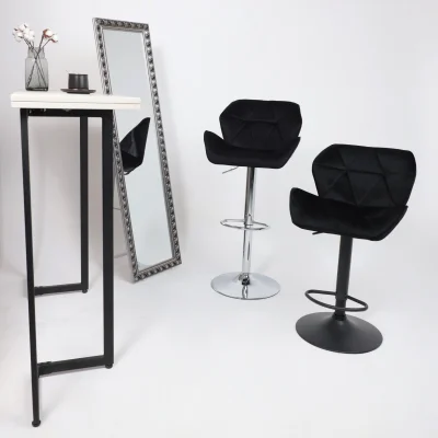 Кресло барное BERLIN GB, Seven 35 черный велюр/черный_5