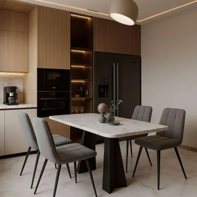 Стул ROM D, k10 Антрацит замша LUX/черный_2