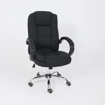 Кресло поворотное BILL, ткань, черный_14