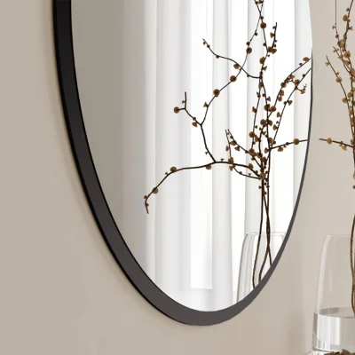 Зеркало подвесное GLOW,600*600, черный_2