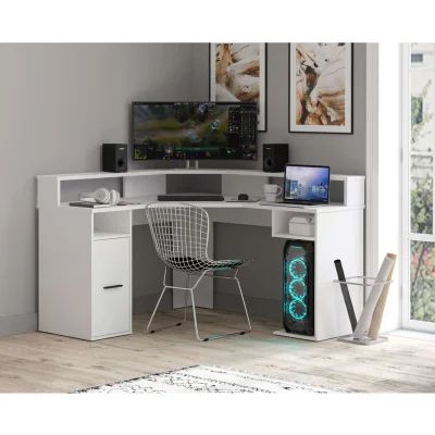 Стол компьютерный SKILL-09, белый_3