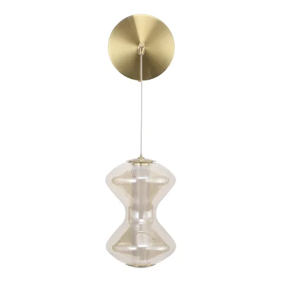 Светильник настенный ST-Luce золото/коньячный LED 1*6W 3000K SPINE_2