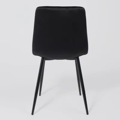Стул DALLAS, черный велюр Nara 19 /черный_6