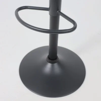 Стул барный BEN, ткань,  черный/черный_21