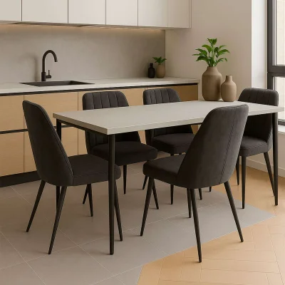 Стул LEONARD M, b28 ANTRACITE LUX\черный_3