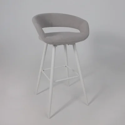 Стул барный BARNY-R 900, b20 SILVER LUX\белый_11