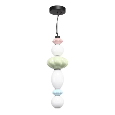 Светильник подвесной ST-Luce черный/розовый, зеленый, синий, опаловый LED 1*24W 3000K FLORENTINI_2