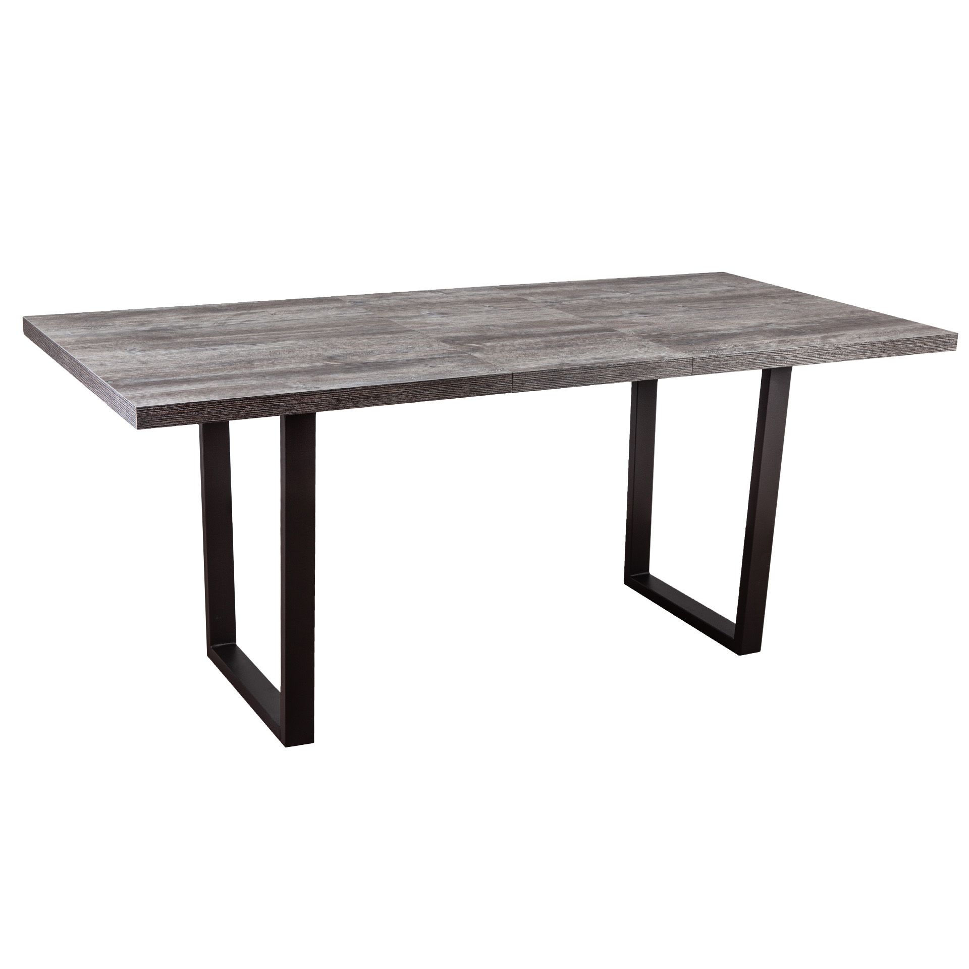 Стол Saber 160 раздвижной, 160(205)*90, Сосна пасадена/Тёмно-серый ...