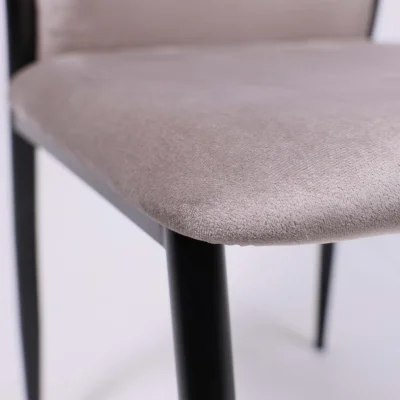 Стул DENVER, темно-бежевый велюр HLR-09/черный_5