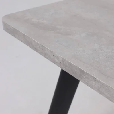 Стол LEON LUX RADIAL-180, раздвижной 180(240)х95, Серый сланец/Чёрный_12