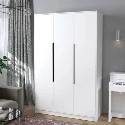 Шкаф КОНЦЕПТ КТ-Ш3, к.Белый/ф.Белый  (В2128хШ1360хГ547мм)_2