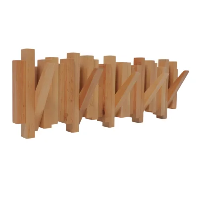 Декоративное изделие Вешалка ALDER, натуральный, 60*20 см фотография