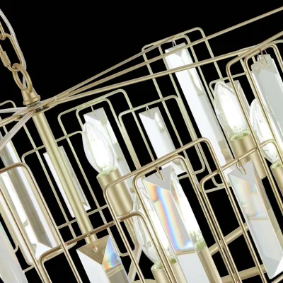 Светильник подвесной Шампань/Прозрачный E14 7*40W GIANO_7