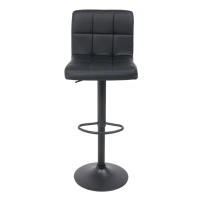 Стул барный LOGOS, экокожа, черный/черный_5