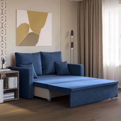 Диван-кровать ТУННЕ Ripple 798, синий (черные опоры)_5