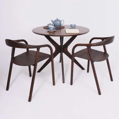 Стол ОЛДЕН, d950*760, дуб натуральный/покрытие рич_8