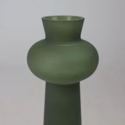 Ваза стеклянная RADIANCE, зеленый, 13*29см_3