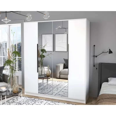 Шкаф КОНЦЕПТ КТ-Ш4(з), к.Белый/ф.Белый  (В2128хШ1800хГ547мм)_2