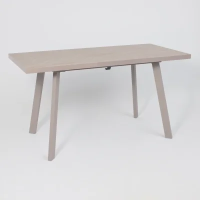 Стол BORG-120, раздвижной 120(160)х80, Бежевый камень-HPL/Капучино_14