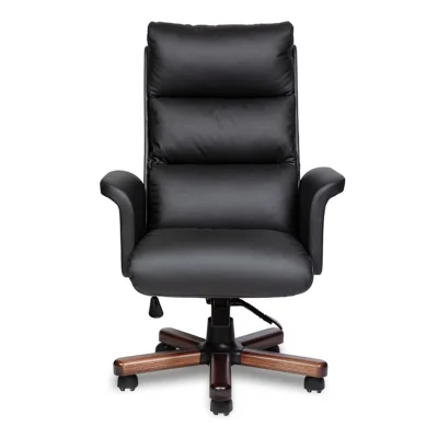 Кресло VIP A  (орех темный) экокожа (черная), мультиблок_2