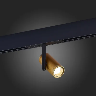 Магнитный трековый светильник Золотистый LED 1*8W 4000K 650Lm Ra>90 36° IP20 D42xH135 4 SKYLINE 48_2