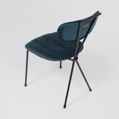 Стул TORI, темно-бирюзовый велюр VOSS 86/черный_22